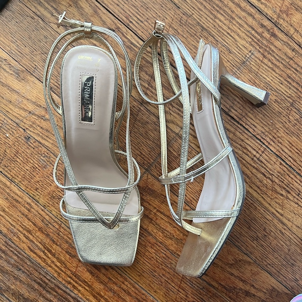 Primark Gold Heels